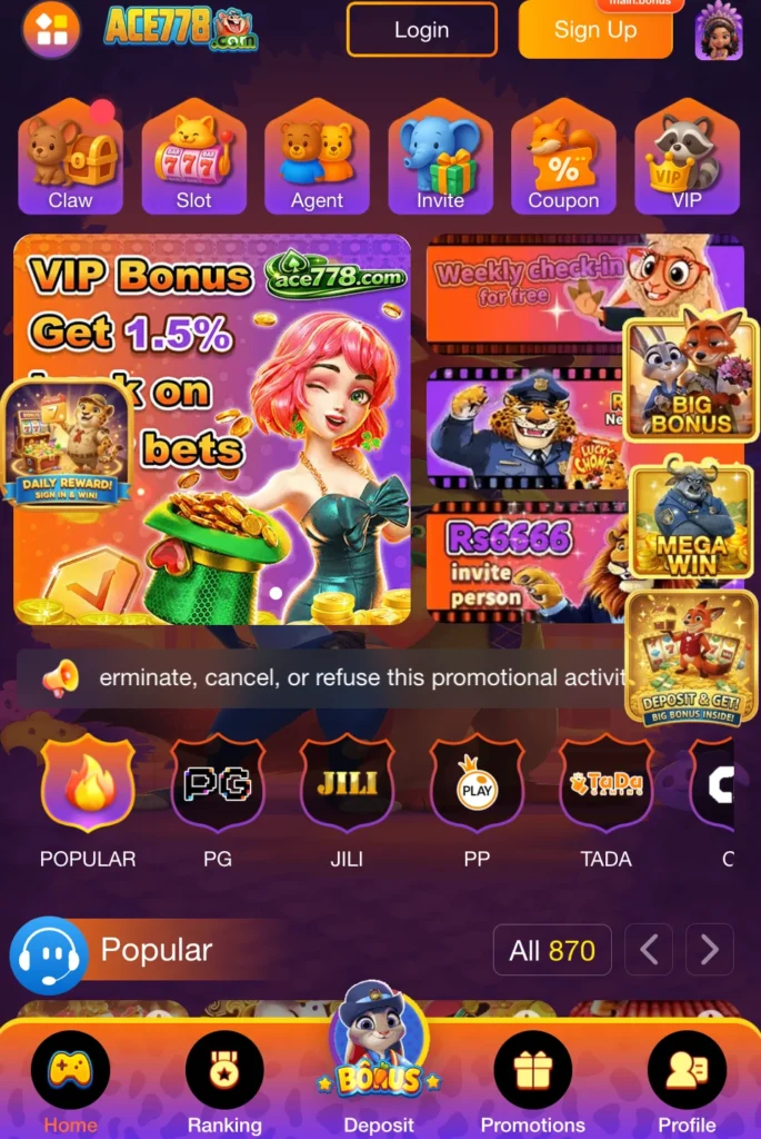 ACE 777 Game Download