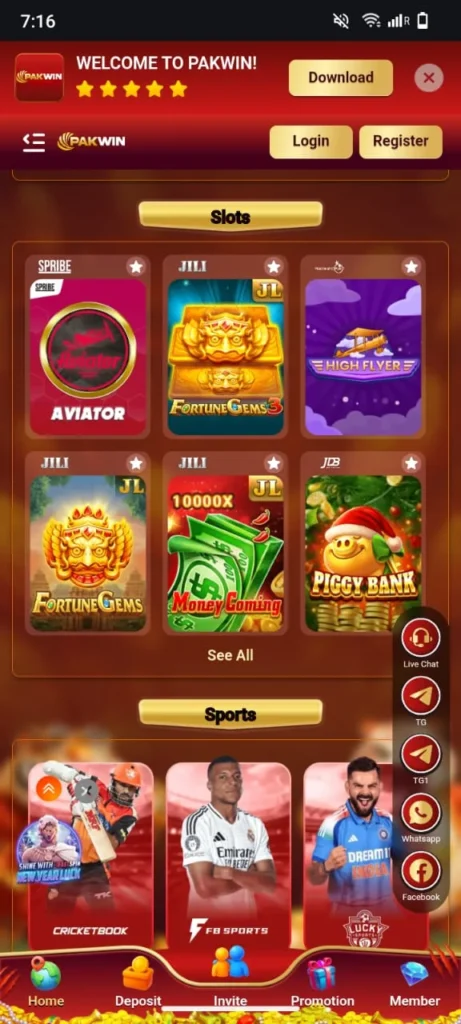 Pak Win Game Download